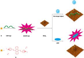 Detection of C-reactive protein using a label-free NIR fluorescent aptasensor with a large Stokes shift based on an AIEE anthracene derivative