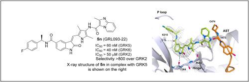 Design, synthesis, and X-ray structural studies of a series of highly potent, selective, and drug-like G protein-coupled receptor kinase 5 inhibitors