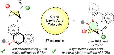 Enantioselective dearomative formal (3+3) cycloadditions of bicyclobutanes with aromatic azomethine imines: access to fused 2,3-diazabicyclo[3.1.1]heptanes†