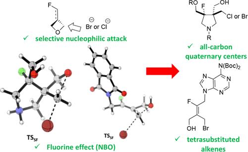 Stereoselective Ring-Opening Reaction of α-Fluorinated Oxetanes: A Practical and Theoretical Investigation