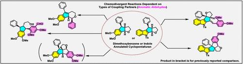 Chemodivergent Reactions of Aromatic Ring-Annulated Hexahydrocyclopentafurans with Various Aldehydes
