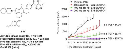 Design, synthesis, and structure−activity relationship studies of triazolo-pyrimidine derivatives as WRN inhibitors for the treatment of MSI tumors