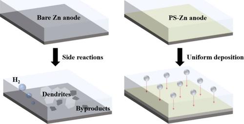 Synergistic Long-Term Protection of Inorganic and Polymer Hybrid Coatings for Free-Dendrite Zinc Anodes