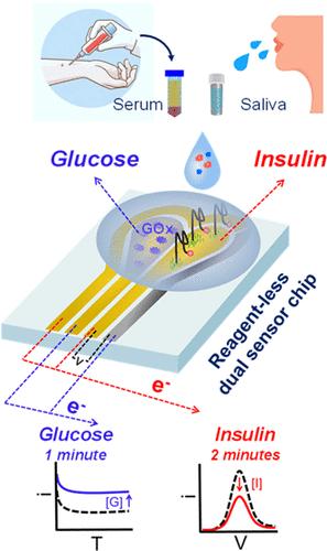 Simultaneous and Rapid Detection of Glucose and Insulin: Coupling Enzymatic and Aptamer-Based Assays.
