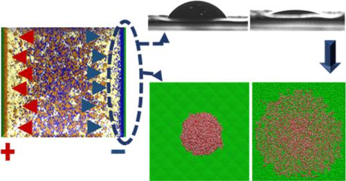 Multiscale Investigation of Liquid Imbibition on an Electrodeposited Rough Surface