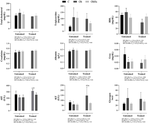 Association of Hibiscus sabdariffa and high-intensity interval training induces reduction in adiposity and beneficial metabolic adaptations in obesity without changes in lipid metabolism.