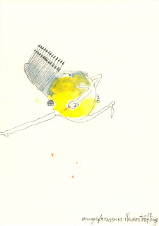 Michaela Polacek. 'I had to eat myself up on the left, now I'm only on the right'.