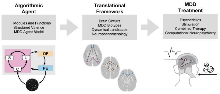 The Algorithmic Agent Perspective and Computational Neuropsychiatry: From Etiology to Advanced Therapy in Major Depressive Disorder.