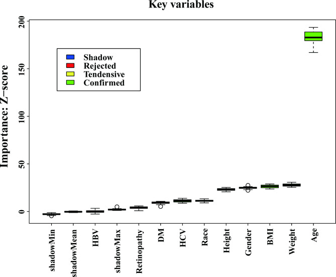 Explainable machine learning model for predicting the risk of significant liver fibrosis in patients with diabetic retinopathy.