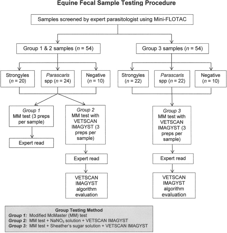 Validation of Vetscan Imagyst<sup>®</sup>, a diagnostic test utilizing an artificial intelligence deep learning algorithm, for detecting strongyles and Parascaris spp. in equine fecal samples.