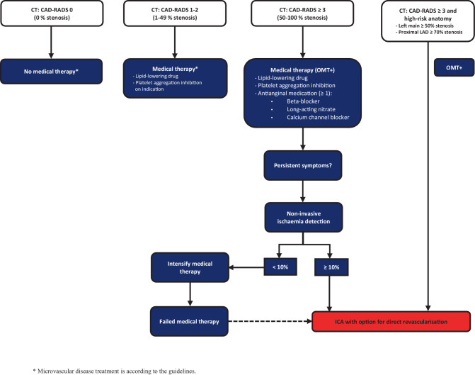 Combined strategy of upfront CTCA and optimal treatment for stable chest pain: rationale and design of the CLEAR-CAD trial.