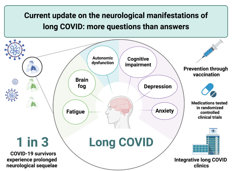 Current update on the neurological manifestations of long COVID: more questions than answers.