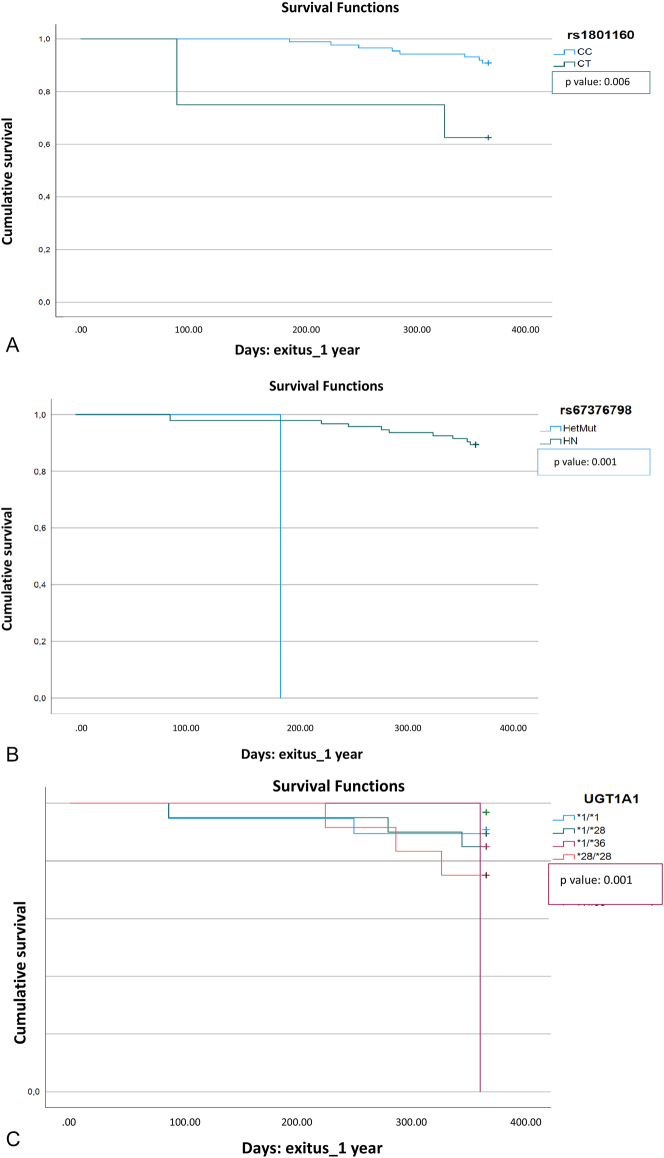 Pharmacogenetics of colorectal cancer in a third-level hospital in Valencia.