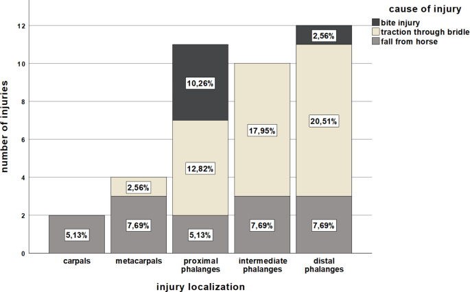 Equestrian-associated injuries of the hand: a retrospective analysis of injury mechanisms and patterns.