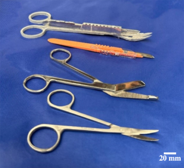Comparing scissors and scalpels to a novel surgical instrument: a biomechanical sectioning study.