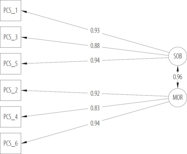 Validation of the German version of the <i>Perceived Cohesion Scale</i>.