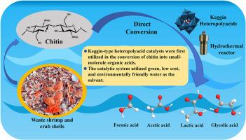 Sustainable production of organic acids from chitin biomass catalyzed by Keggin-type heteropolyacid under hydrothermal condition