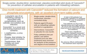 Single-center, double-blind, randomized, placebo-controlled pilot study of Canoxidin® for prevention of catheter encrustation in patients with indwelling catheters