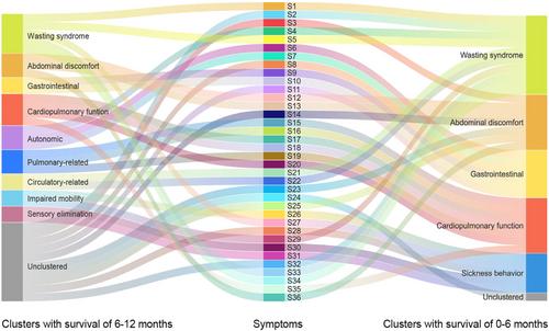 Features and Differences in Core Symptom Clusters in Home-Based Hospice Patients With Advanced Cancer: A Network Analysis