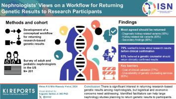 Nephrologists’ Views on a Workflow for Returning Genetic Results to Research Participants