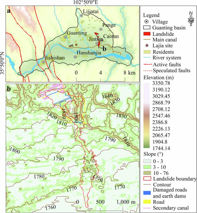 2023 Jishishan Earthquake-triggered river terrace landslide enabled by tectonic and human activities