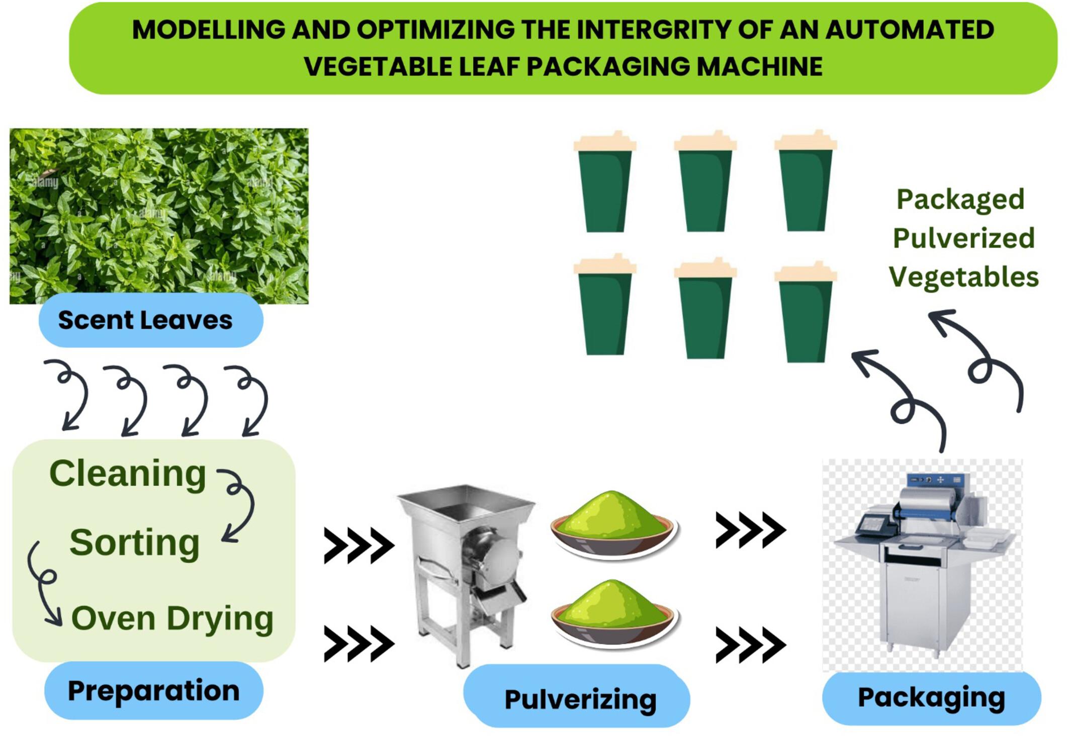 Modelling and Optimizing the Integrity of an Automated Vegetable Leaf Packaging Machine