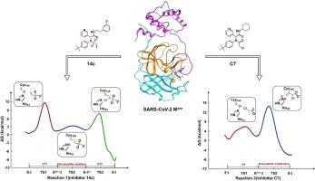 Exploring the covalent inhibition mechanisms of inhibitors with two different warheads acting on SARS-CoV-2 Mpro by QM/MM simulations