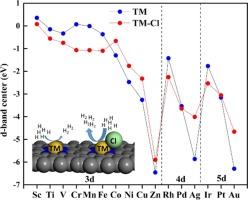 Computational screening and investigation of ligand effect on TM single atom catalyst for hydrogen evolution reaction