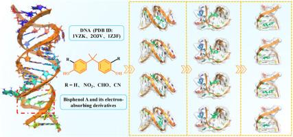 The effect of electron-withdrawing groups on the binding properties of bisphenol A to DNA: Insights from multi-spectral, electrochemical, and molecular docking