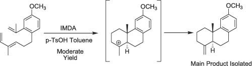 Formal synthesis of ferruginol methyl ether via an acid-catalysed intramolecular Diels–Alder cycloaddition