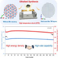 Ultrafast lattice engineering for high energy density and high-rate sodium-ion layered oxide cathodes