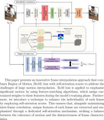 Enhancing video frame interpolation with region of motion loss and self-attention mechanisms: A dual approach to address large, nonlinear motions