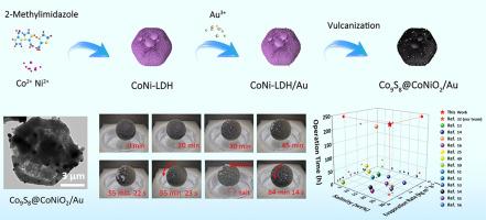 Synthesis of layered Co9S8-based composites for high-efficiency rotating evaporation of saturated brine