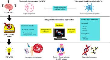 Identification of significant hub genes and pathways associated with metastatic breast cancer and tolerogenic dendritic cell via bioinformatics analysis