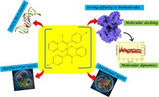 Structural, spectroscopic, and biological properties of an asymmetric Cu (II) Schiff-base complex: Synthesis, DNA/BSA interactions, and antimicrobial potential with experimental and computational insights