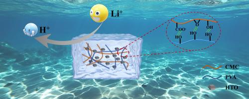 PVA-enhanced green synthesis of CMC-based lithium adsorption films