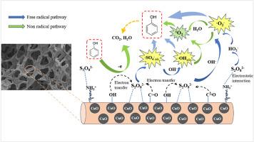 Synthesized CuO-PEI-JE with 3D open-cell structure as an efficient heterogeneous activator of peroxodisulfate for phenol degradation