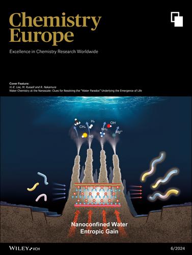 Cover Feature: Water Chemistry at the Nanoscale: Clues for Resolving the “Water Paradox” Underlying the Emergence of Life (ChemistryEurope 6/2024)