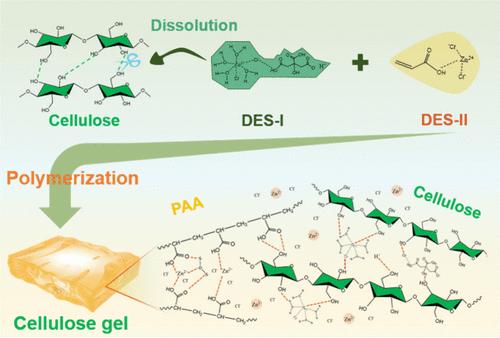 Robust and Highly Conductive Cellulose-Based Eutectogel for Flexible Electronics