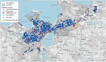 Optimizing solar energy integration in Tallinn's district heating and cooling systems