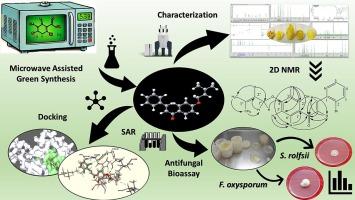 Rapid synthesis and antifungal evaluation of prenylated chalcones: A structure-activity relationship and molecular docking study