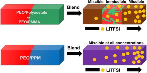Completely Miscible Polymer Blend Electrolyte Studied by Small-Angle Neutron Scattering