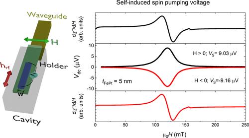 Self-Induced Spin Pumping and Inverse Spin Hall Effect in Single FePt Thin Films