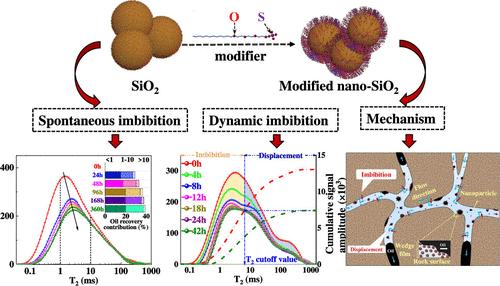 Analysis of Spontaneous and Dynamic Imbibition Characteristics of Silica-Based Nanofluid in Microscopic Pore Structure of Tight Oil Reservoirs