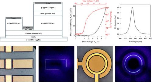 A Monolithically Integrated GaN-Based Light Emitting Transistor with a High On/Off Ratio and Low Gate Leakage Current