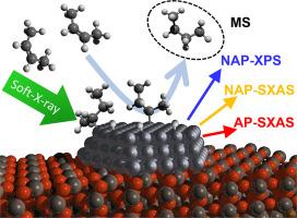 Surface science study on catalytic surfaces under working conditions with soft-X-ray surface spectroscopy at the Photon Factory