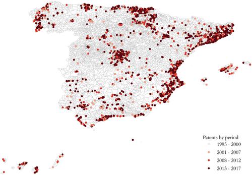 The Changing Geography of Innovation: Comparing Urban, Suburban and Rural Areas