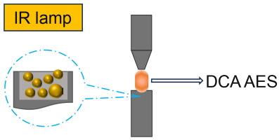 The preparation method of cells with boron nanoparticles to determine boron by direct current arc atomic emission spectrometry