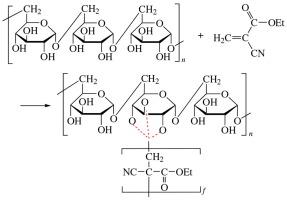 First comb-like copolymer of poly(ethyl 2-cyanoacrylate) grafted as a side-chain to dextran