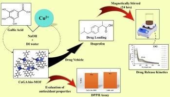 Synthesis and analysis of antioxidant properties of gallate based bio-MOF for drug delivery application